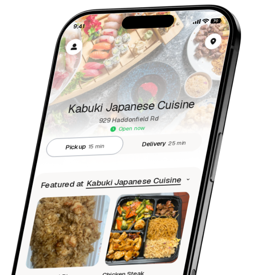 Kabuki Japanese Cuisine app preview