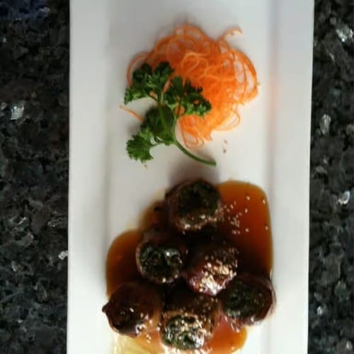 Beef Negamaki.