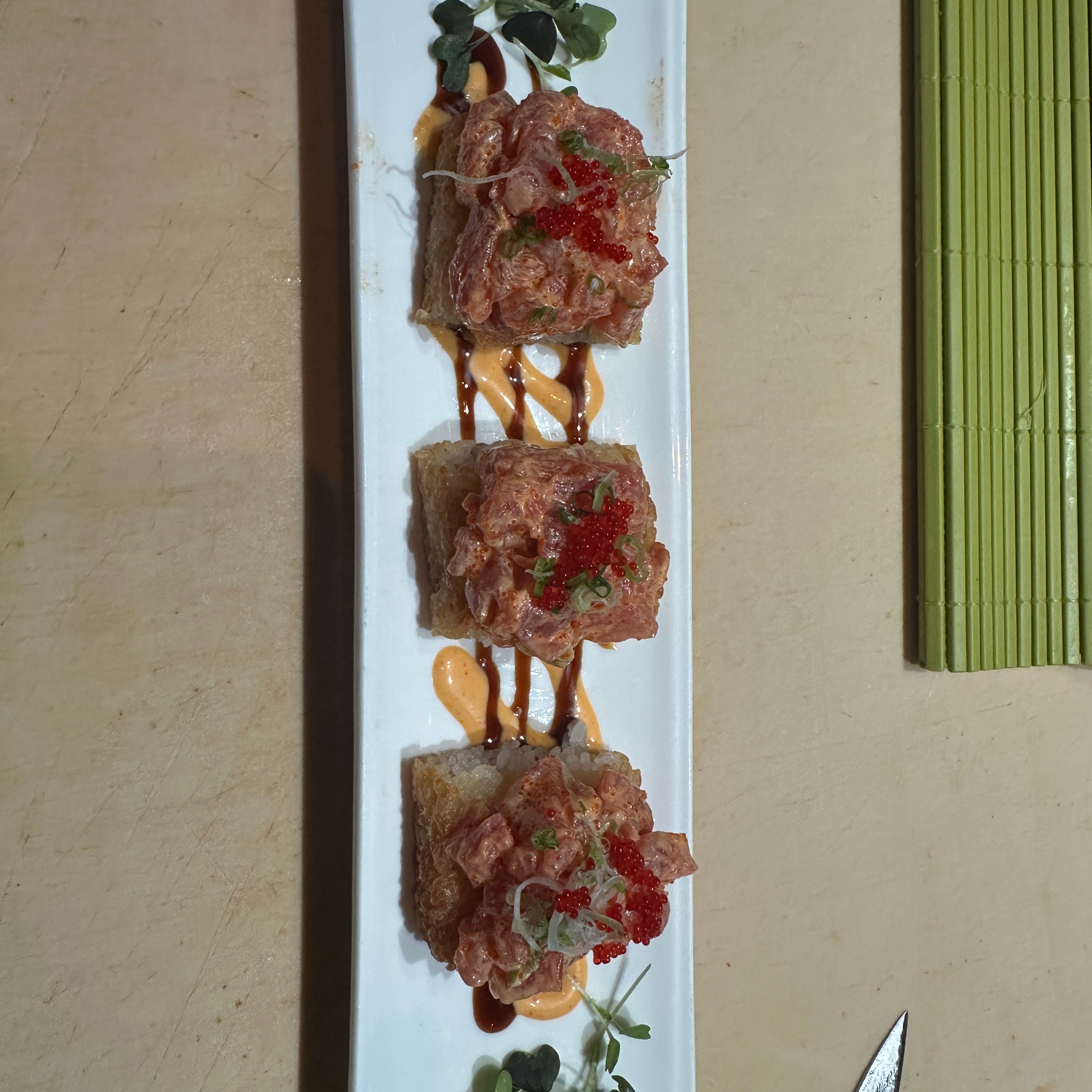 Crispy Rice Spicy Tuna.