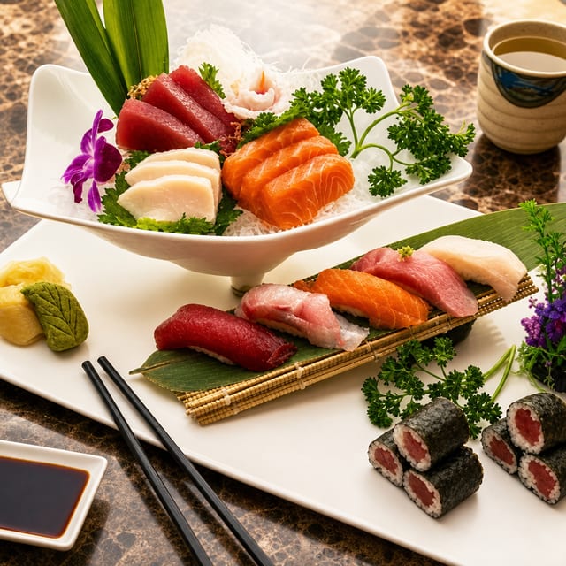 Sushi & Sashimi Combo.